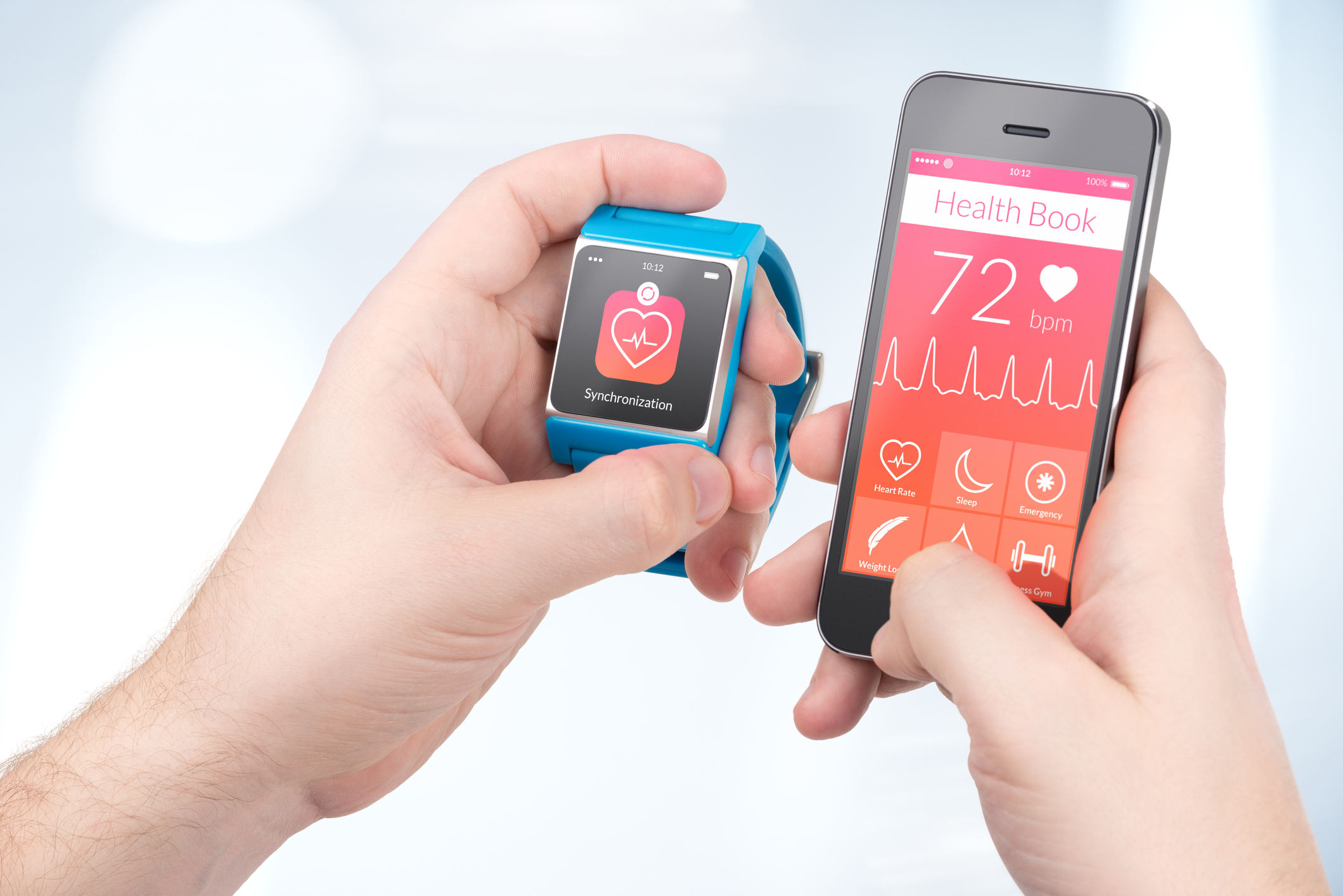 Synchronizace zdravotních dat mezi chytrým náramkem a chytrým telefonem