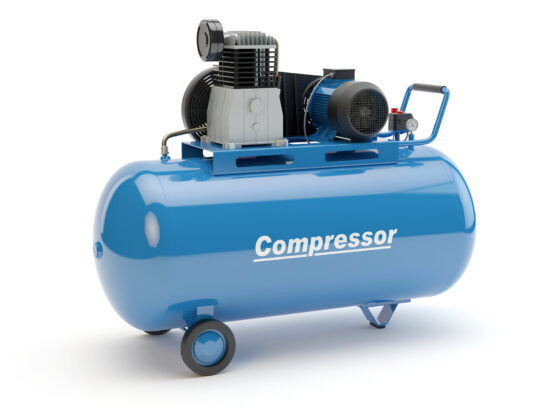 Modrý kompresor